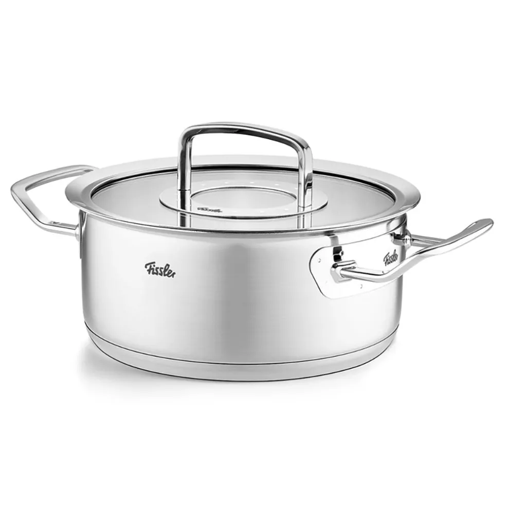 Cacerola acero inoxidable con tapa de cristal Original-Profi Collection® Fissler