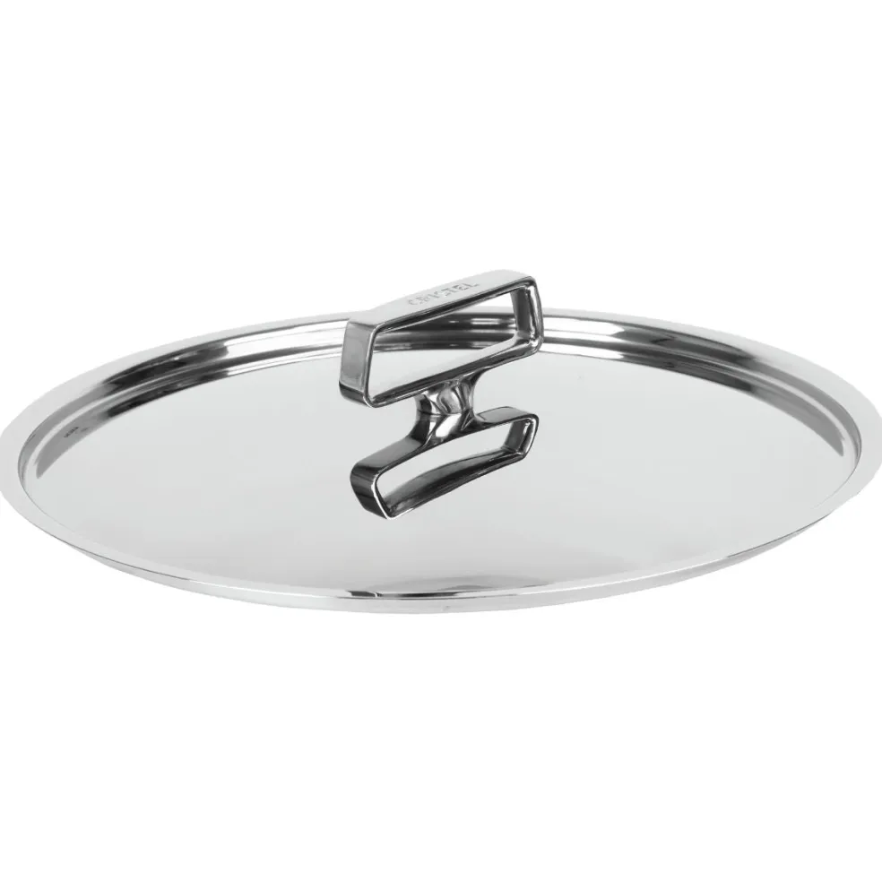 Cacerola alta de acero inoxidable 5-Ply con tapa Castel'Pro Cristel