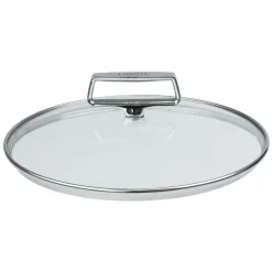 Cacerola alta de acero inoxidable 5-Ply con tapa Castel'Pro Cristel