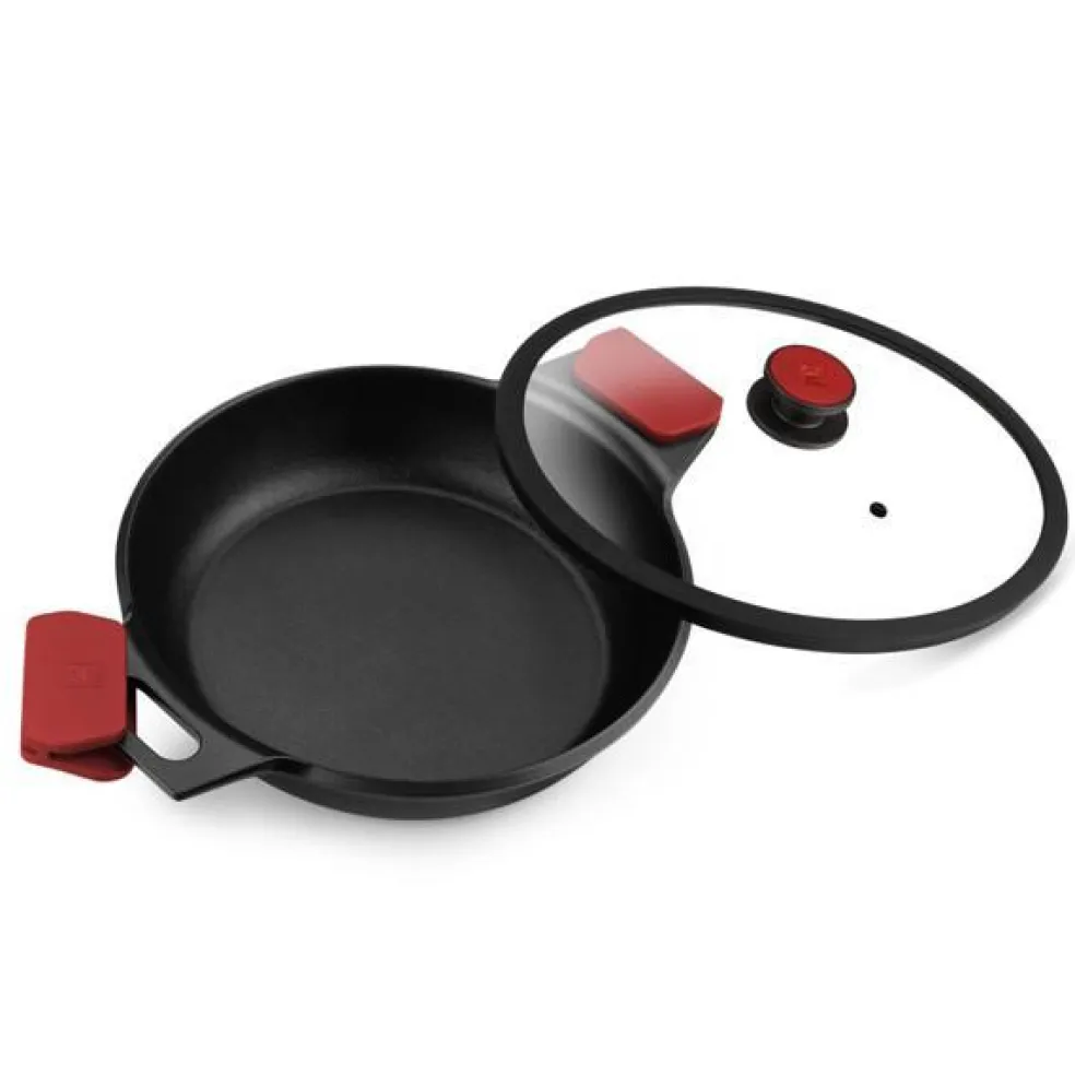 Cacerola baja antiadherente con tapa Bra Infinity