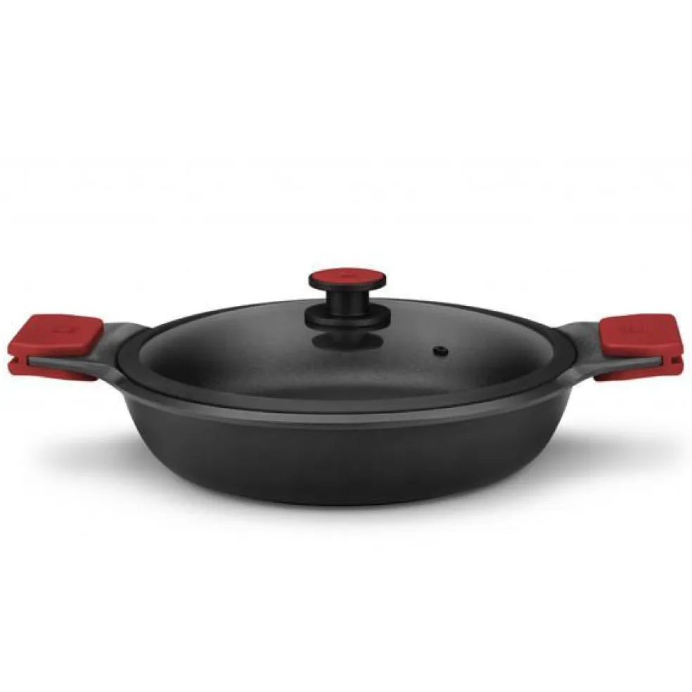 Cacerola baja antiadherente con tapa Bra Infinity