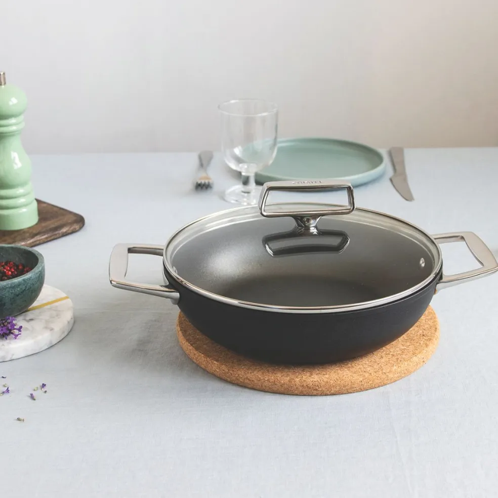 Cacerola baja cerámica con tapa Ceraliss+ Castel'Pro Cristel