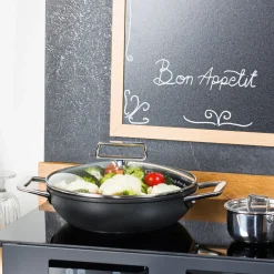 Cacerola baja cerámica con tapa Ceraliss+ Castel'Pro Cristel