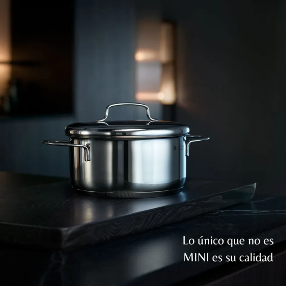 Cacerola baja con tapa 16 cm Mini WMF
