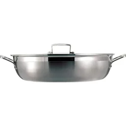 Cacerola baja de acero inoxidable 3-PLY Le Creuset