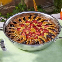 Cacerola baja de acero inoxidable 3-PLY Le Creuset