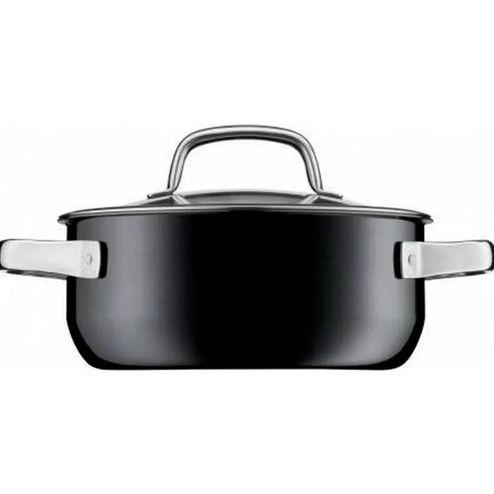 Cacerola baja de hierro FusionTec Mineral Black WMF