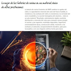 Cacerola baja de hierro FusionTec Mineral Black WMF