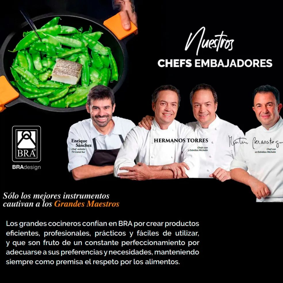 Cacerola baja ligera y antiadherente Daily Pro BRA