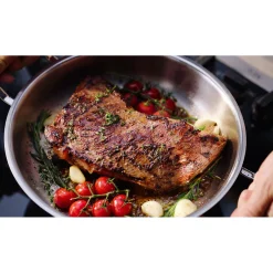 Cacerola baja tipo paellera 28cm de acero inox Original-Profi Collection® Fissler