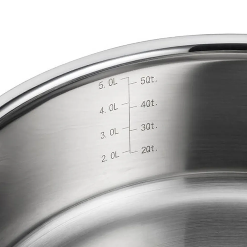 Cacerola baja tipo rustidera acero inox Le Creuset