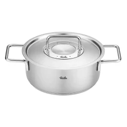 Cacerola con tapa de acero inoxidable Pure Fissler