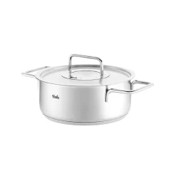 Cacerola con tapa de acero inoxidable Pure Fissler