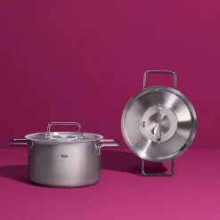 Cacerola con tapa de acero inoxidable Pure Fissler