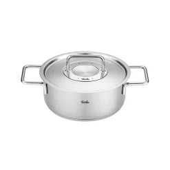 Cacerola con tapa de acero inoxidable Pure Fissler