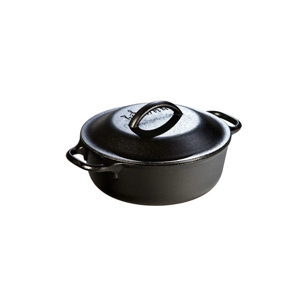 Cacerola con tapa tipo cocotte de hierro fundido Lodge