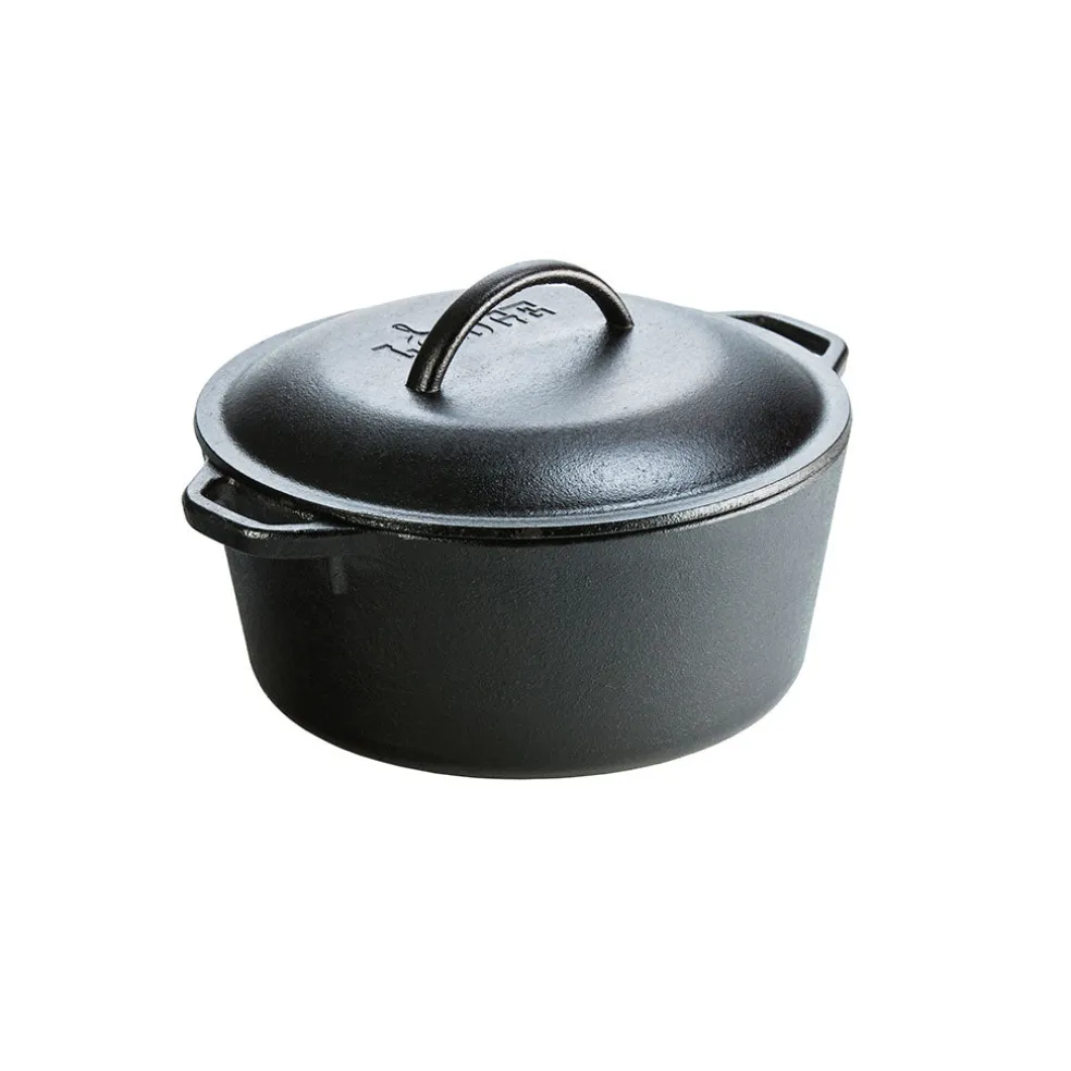 Cacerola con tapa tipo cocotte de hierro fundido Lodge