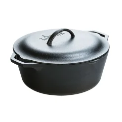 Cacerola con tapa tipo cocotte de hierro fundido Lodge