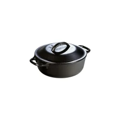 Cacerola con tapa tipo cocotte de hierro fundido Lodge