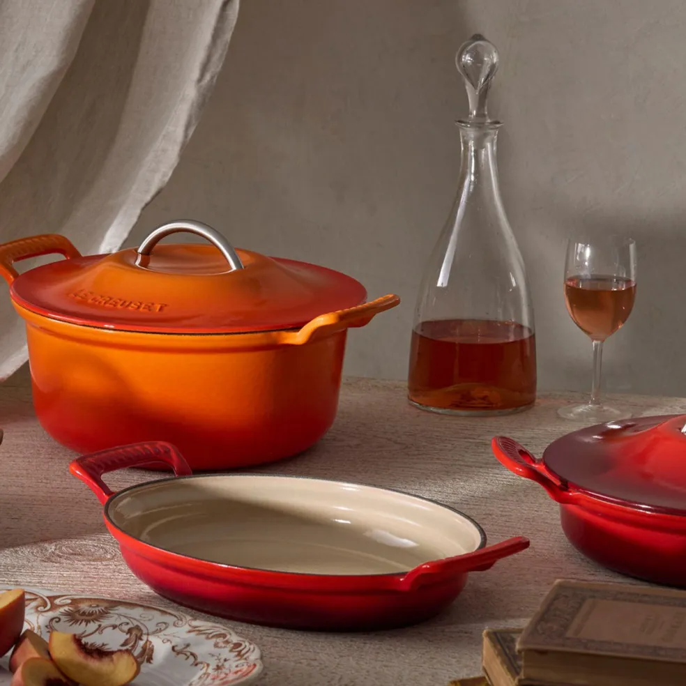 Cacerola multifunción oval de hierro fundido Modern Heritage Le Creuset