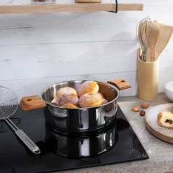 Cacerola y sauté de acero inoxidable multicapa Casteline Cristel