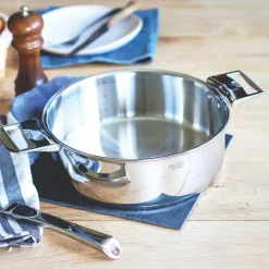 Cacerola y sauté de acero inoxidable multicapa Casteline Cristel