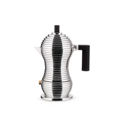 Cafetera de aluminio fundido de Michele De Lucchi Pulcina Alessi (apta inducción)