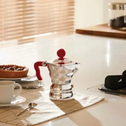 Cafetera de aluminio fundido Moka Alessi