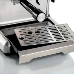 Cafetera Espresso de metal con molinillo de café y monodosis Ariete