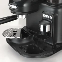 Cafetera Espresso Moderna con molinillo Ariete