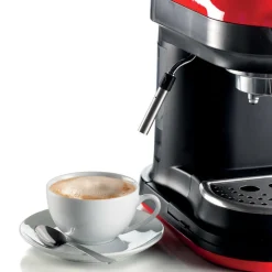Cafetera Espresso Moderna con molinillo Ariete