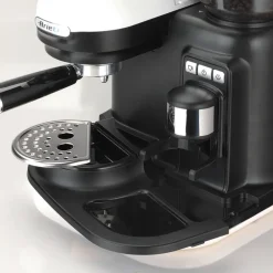 Cafetera Espresso Moderna con molinillo Ariete
