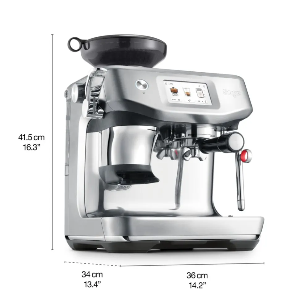 Cafetera Expresso automática con molinillo, pantalla táctil y extracción en frío Barista Touch™ Impress Sage