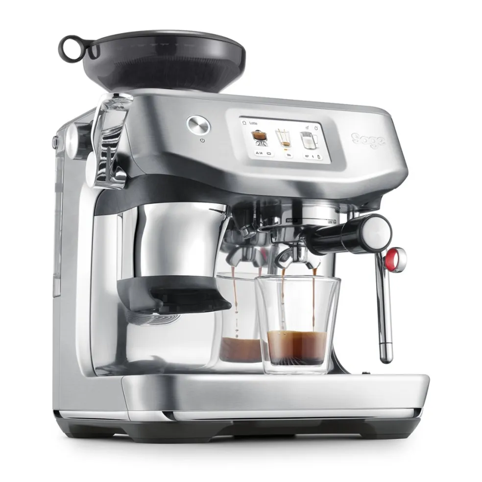 Cafetera Expresso automática con molinillo, pantalla táctil y extracción en frío Barista Touch™ Impress Sage