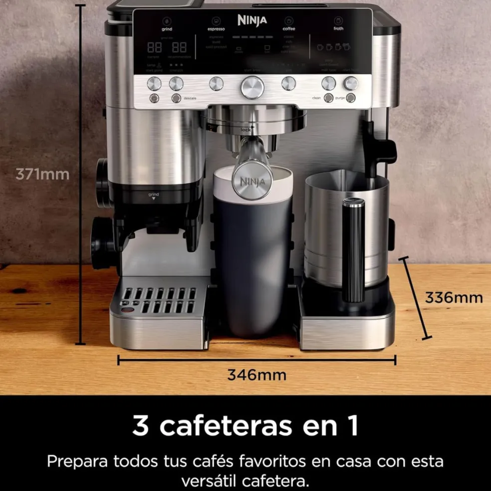Cafetera Expresso 3 en 1 Ninja Luxe Café Premier ES601 Ninja®