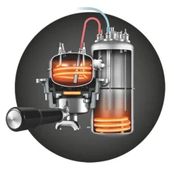 Cafetera Expresso manual con 2 calderas Dual Boiler™ Sage