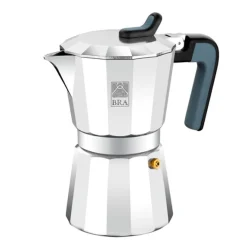 Cafetera italiana Deluxe 2 BRA (de 1 a 12 tazas)