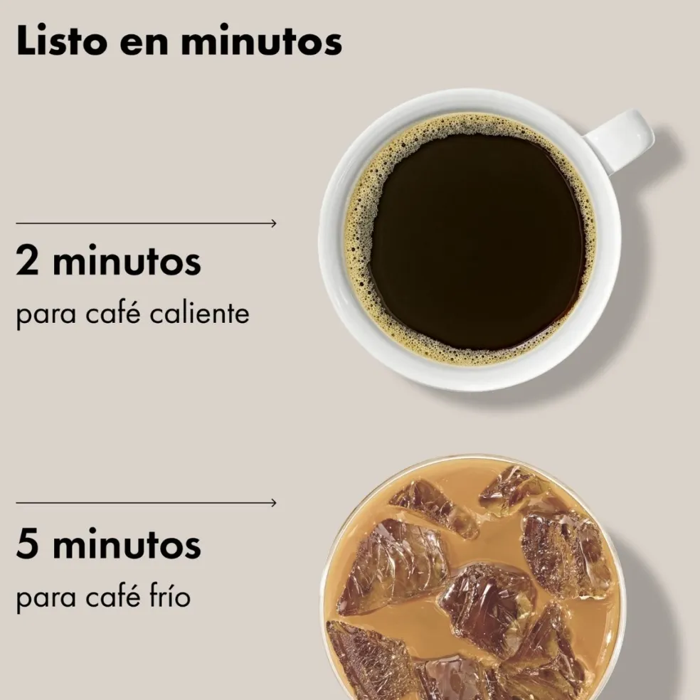 Cafetera portátil manual para café caliente y cold brew Rapid Brewer OXO