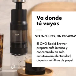 Cafetera portátil manual para café caliente y cold brew Rapid Brewer OXO