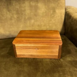 Caja de té de madera de acacia con 6 compartimentos Bredemeijer