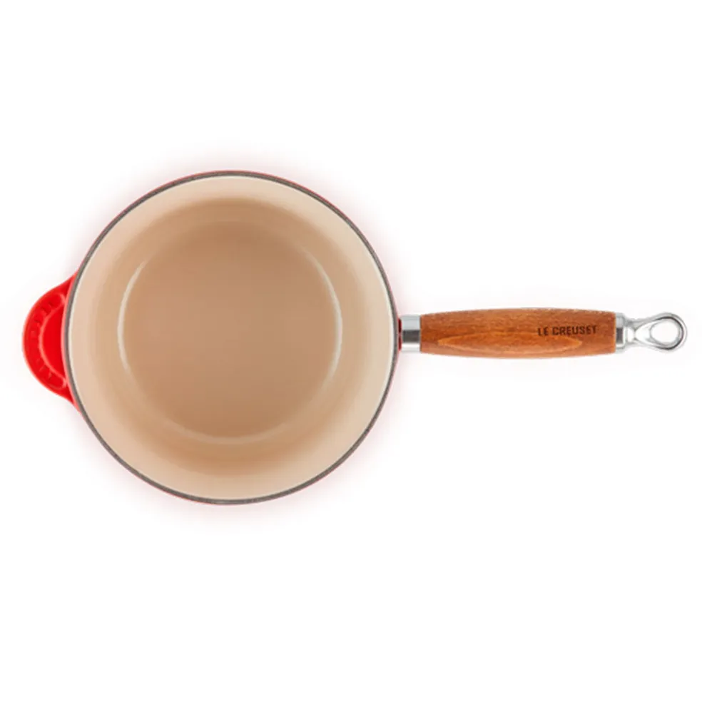 Cazo con mango de madera 18cm Le Creuset