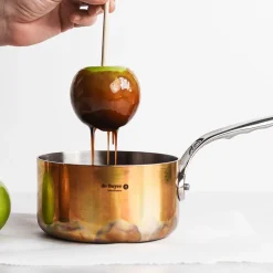 Cazo de cobre Inocuivre con mango de inox De Buyer
