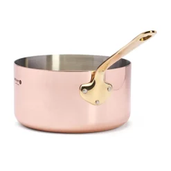 Cazo de cobre Inocuivre mango dorado De Buyer