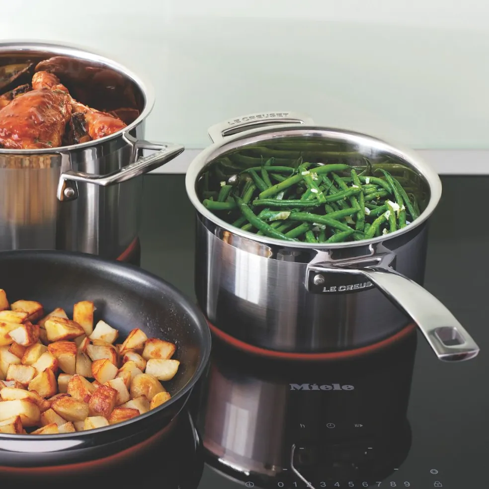 Cazo premium con tapa de Le Creuset