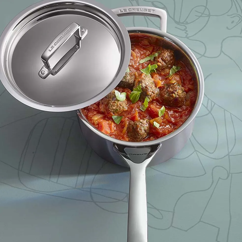 Cazo premium con tapa de Le Creuset
