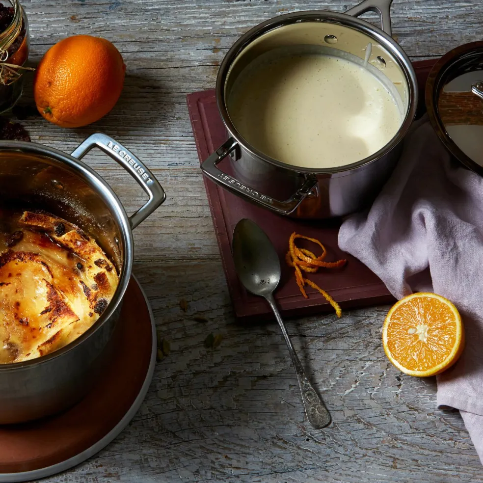 Cazo premium con tapa de Le Creuset