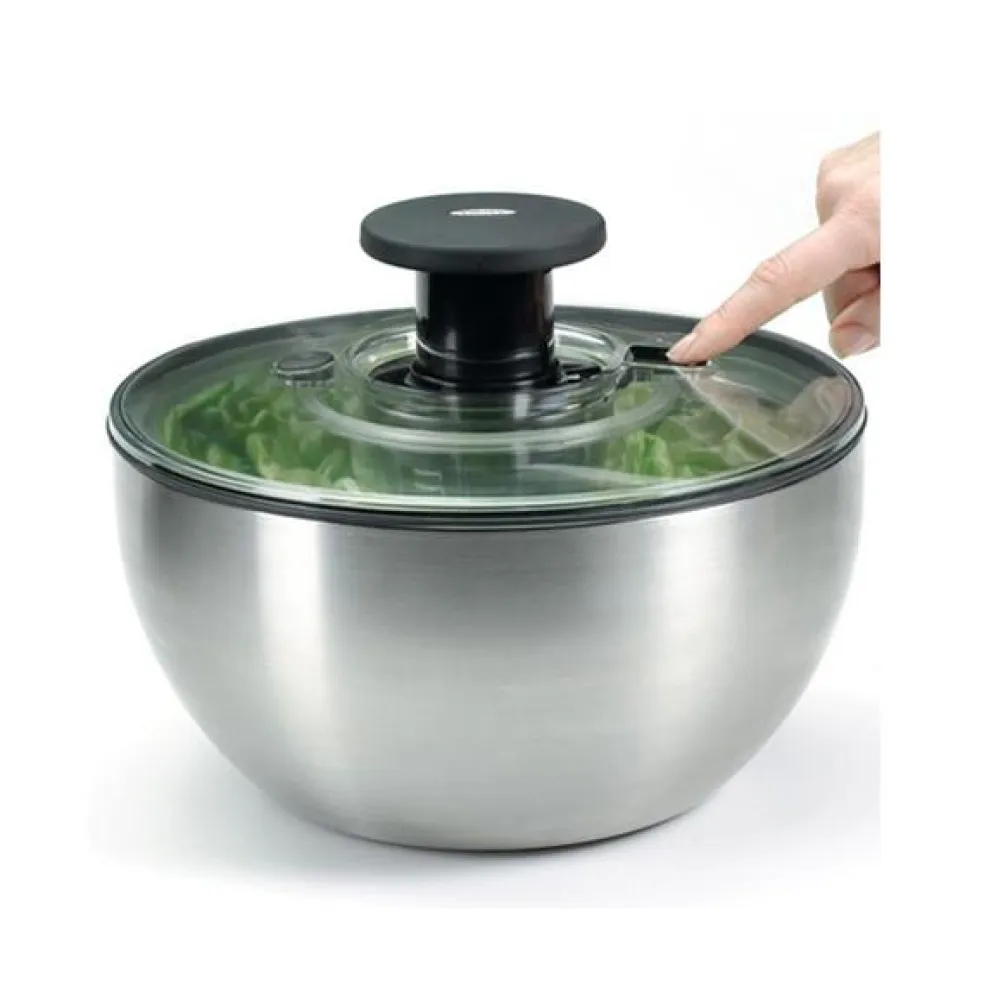 Centrifugadora para ensaladas de acero inoxidable OXO
