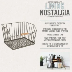 Cesta metálica Living Nostalgia KitchenCraft