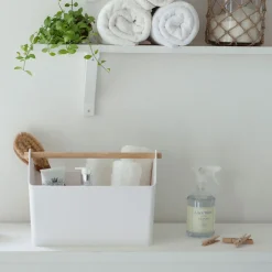 Cesta para almacenar con asa Yamazaki