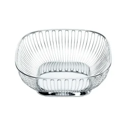 Cesto cuadrado de alambre Alessi